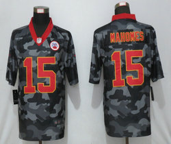 Nike Kansas City Chiefs #25 Clyde Edwards-Helaire Green 2020 2nd Camo Salute to Service Authentic stitched NFL jersey