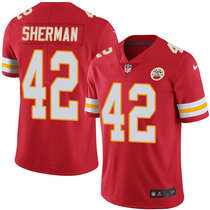 Nike Kansas City Chiefs #42 Anthony Sherman Red Vapor Untouchable Authentic stitched NFL jersey