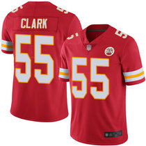Nike Kansas City Chiefs #55 Frank Clark Red Vapor Untouchable Authentic stitched NFL jersey