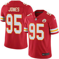 Nike Kansas City Chiefs #95 Chris Jones Red Vapor Untouchable Authentic stitched NFL jersey