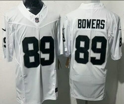 Nike Las Vegas Raiders #89 Brock Bowers White Stitched Football Jersey