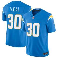 Nike Los Angeles Chargers #30 Kimani Vidal Blue Stitched Football Jersey