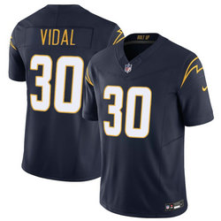 Nike Los Angeles Chargers #30 Kimani Vidal Navy Stitched Football Jersey