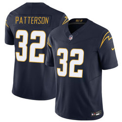 Nike Los Angeles Chargers #32 Jaret Patterson Navy Stitched Football Jersey
