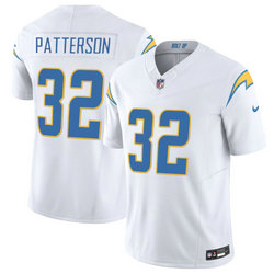 Nike Los Angeles Chargers #32 Jaret Patterson White Stitched Football Jersey