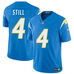 Nike Los Angeles Chargers #4 Tarheeb Still Blue Stitched Football Jersey