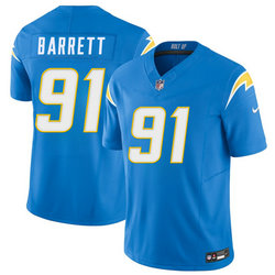 Nike Los Angeles Chargers #91 Nick Barrett Blue Stitched Football Jersey