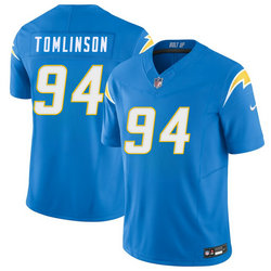 Nike Los Angeles Chargers #94 Dalvin Tomlinson Blue Stitched Football Jersey