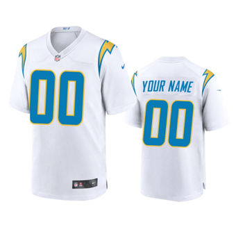 Nike Los Angeles Chargers Customized White Vapor Untouchable Authentic Stitched NFL Jerseys