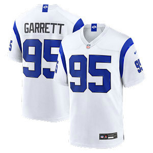 Nike Los Angeles Rams #95 Myles Garrett?2026 White Authentic Stitched NFL Jerseys