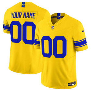 Nike Los Angeles Rams Custom?2026 Gold Authentic Stitched NFL Jerseys
