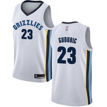 Nike Memphis Grizzlies #23 Marko Guduric White Game Authentic Stitched NBA Jersey
