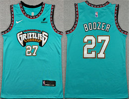 Nike Memphis Grizzlies #27 Cameron Boozer Teal 2026 Draft Stitched Jersey