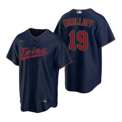 Nike Minnesota Twins #19 Alex Kirilloff Navy Game Authentic Stitched MLB jersey