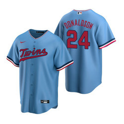 Nike Minnesota Twins #24 Josh Donaldson Light Blue Game Authentic Stitched MLB jersey