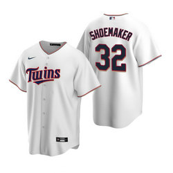 Nike Minnesota Twins #32 Matt Shoemaker White Game Authentic Stitched MLB jersey