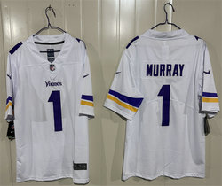Nike Minnesota Vikings #1 Kyler Murray White Vapor Untouchable Authentic Stitched NFL Jersey