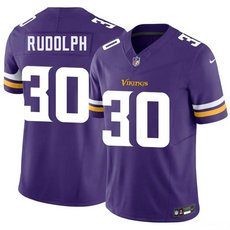 Nike Minnesota Vikings #30 Trayvon Rudolph Purple Authentic Stitched NFL Jersey