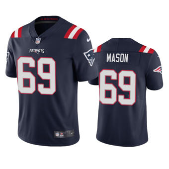Nike New England Patriots #69 Shaq Mason Navy Blue Vapor Untouchable Authentic Stitched NFL Jersey