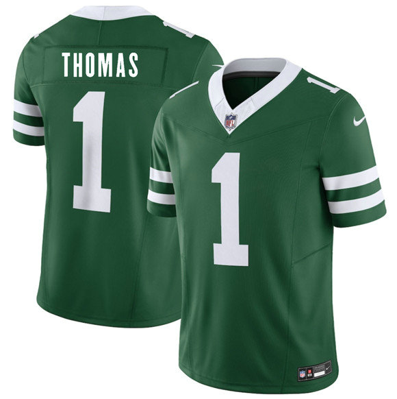 Nike New York Jets #1 Azareye'h Thomas Green 2026 Authentic Stitched NFL Jersey