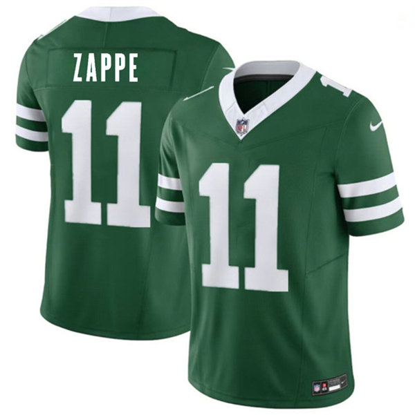 Nike New York Jets #11 Bailey Zappe Green 2026 Authentic Stitched NFL Jersey