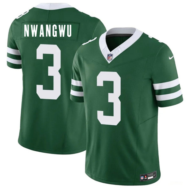 Nike New York Jets #3 Kene Nwangwu Green 2026 Authentic Stitched NFL Jersey