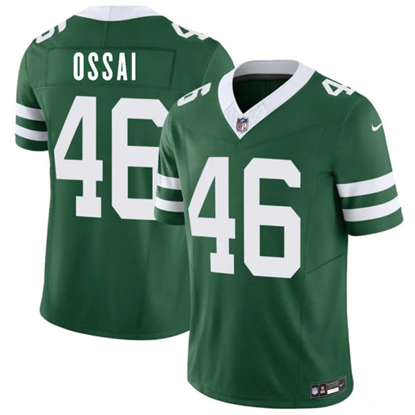 Nike New York Jets #46 Joseph Ossai Green 2026 Authentic Stitched NFL Jersey