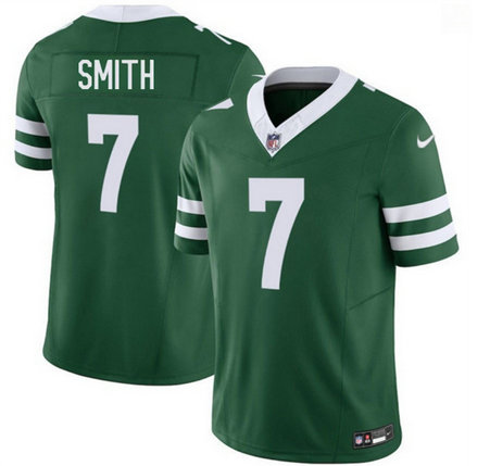 Nike New York Jets #7 Geno Smith Green 2026 Authentic Stitched NFL Jersey