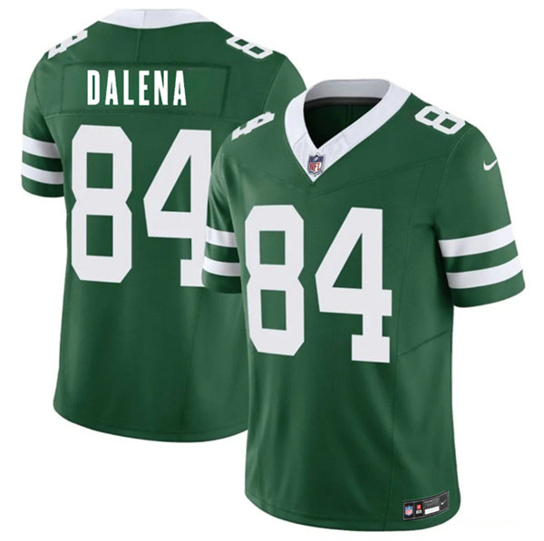 Nike New York Jets #84 Mac Dalena Green 2026 Authentic Stitched NFL Jersey