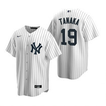 Nike New York Yankees #19 Masahiro Tanaka White Game Authentic Stitched MLB Jersey