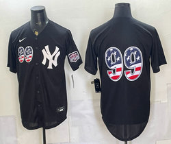 Nike New York Yankees #99 Aaron Judge Black 250 Fourth Of July Stadium no name Jersey