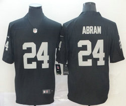 Nike Las Vegas Raiders #24 Johnathan Abram Black Vapor Untouchable Limited Authentic Stitched NFL Jersey