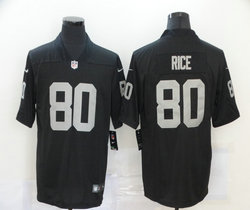 Nike Las Vegas Raiders #80 Jerry Rice Black Vapor Untouchable Limited Authentic Stitched NFL Jersey
