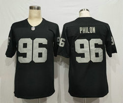 Nike Oakland Raiders #96 Darius Philon Black Vapor Untouchable Limited Authentic Stitched NFL Jersey