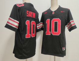 Nike Ohio State Buckeyes #10 Julian Sayin Black 2026 NCAA Jersey