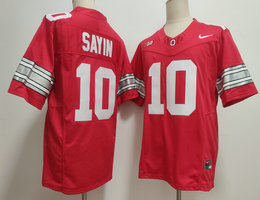 Nike Ohio State Buckeyes #10 Julian Sayin Red 2026 NCAA Jersey