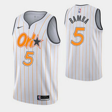 Nike Orlando Magic #5 Mo Bamba 2020-21 City With Advertising Authentic Stitched NBA jersey