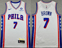 Nike Philadelphia 76ers #23 LeBron James Royal Cool Base Stitched Baseball Jersey