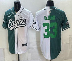 Nike Philadelphia Eagles #33 Cooper DeJean Green and White Authentic Stitched baseball jersey