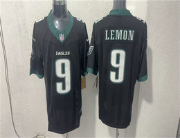Nike Philadelphia Eagles #9 Makai Lemon Black 2026 Draft Authentic Stitched NFL Jersey