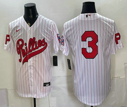 Nike Philadelphia Phillies #3 Bryce Harper White 2026 Field Of Dreams Stadium Baseball Jersey