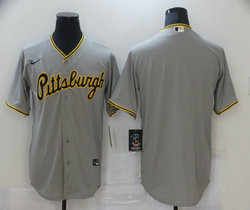 Nike Pittsburgh Pirates Blank Gray Game Authentic Stitched MLB jersey