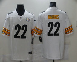 Nike Pittsburgh Steelers #22 Najee Harris White 2021 NFL Draft Vapor Untouchable Authentic Stitched NFL Jersey