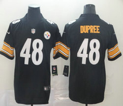 Nike Pittsburgh Steelers #48 Bud Dupree Black Vapor Untouchable Limited Authentic stitched NFL jersey