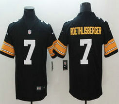 Nike Pittsburgh Steelers #7 Ben Roethlisberger New Black Vapor Untouchable Limited Authentic Stitched NFL Jersey