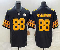 Nike Pittsburgh Steelers #88 Pat Freiermuth Black 2023 F.U.S.E. Gold Number Authentic Stitched NFL Jersey