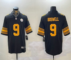 Nike Pittsburgh Steelers #9 Chris Boswell Black Rush Authentic Stitched NFL Jersey