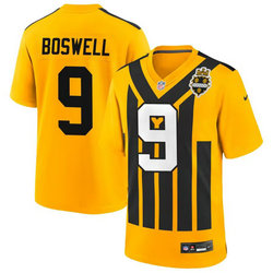 Nike Pittsburgh Steelers #9 Chris Boswell Gold 1933 Throwback Stitched NFL Jersey