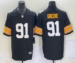 Nike Pittsburgh Steelers #91 Kevin Greene Black Vapor Untouchable Authentic stitched NFL jerseys