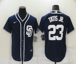 Nike San Diego Padres #23 Fernando Tatis Jr. Navy Game Authentic Stitched MLB Jersey